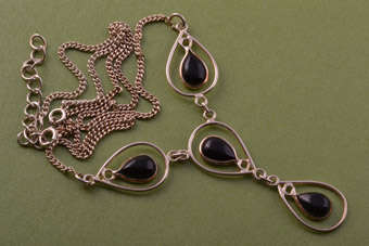 Silver Modern Necklace  |  |