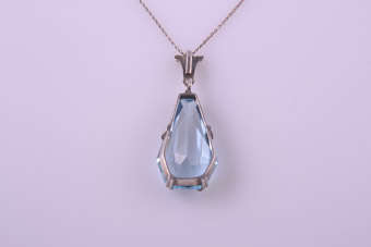 Silver Art Deco Pendant |  |
