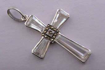 Silver Modern Cross |  |