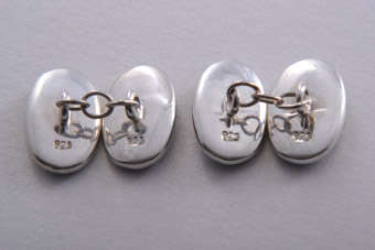 Silver Modern Cufflinks |  |