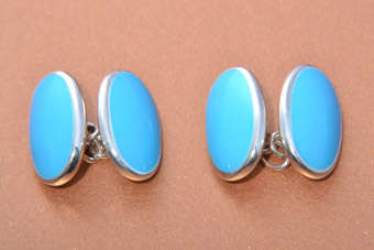 Silver Modern Cufflinks |  |