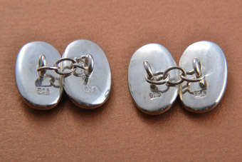 Silver Modern Cufflinks |  |