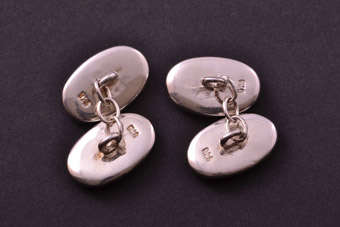 Silver Modern Cufflinks |  |