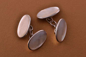 Silver Modern Cufflinks |  |