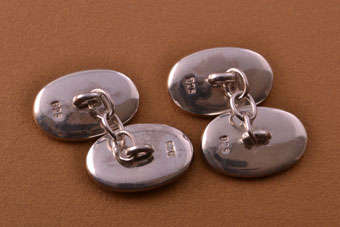 Silver Modern Cufflinks |  |