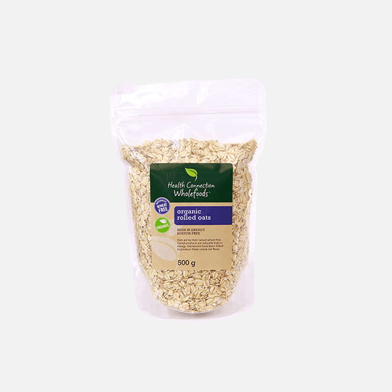 Health Connection Wholefoods Oats Rolled Organic 500g