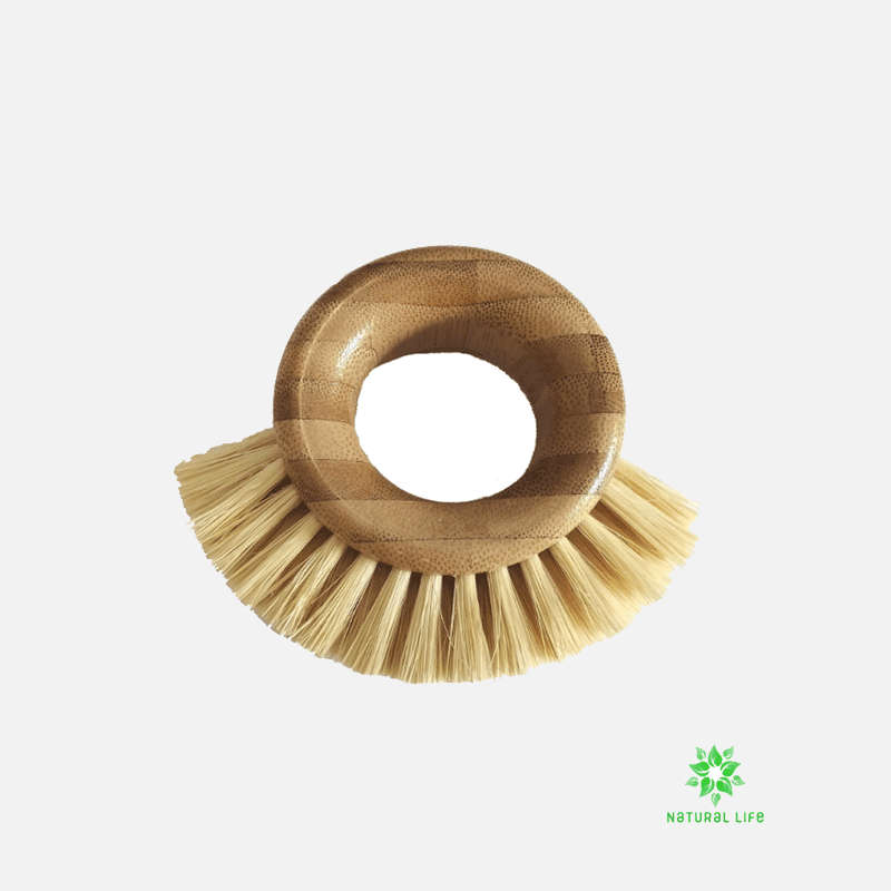 Natural Life Bamboo &amp; Sisal Scrubbing Ring Brush