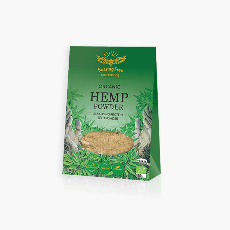 Soaring Free Superfoods Organic Hemp Protein Powder 200g