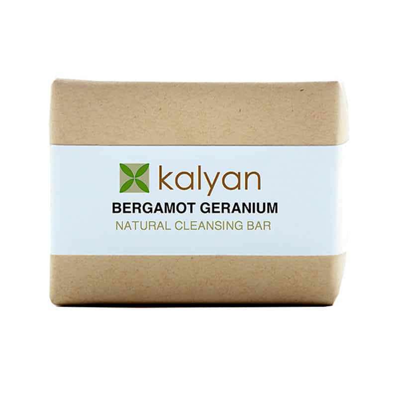 Kalyan Herbal Bergamot and Geranium Soap Bar 100g
