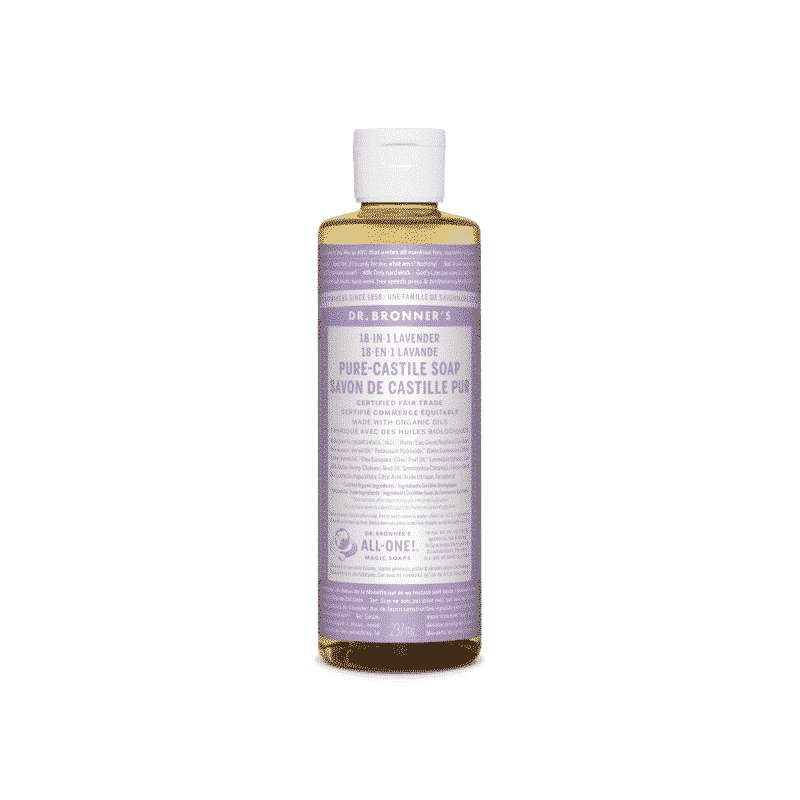 Dr Bronners Lavender Pure Castille Liquid Soap 237ml
