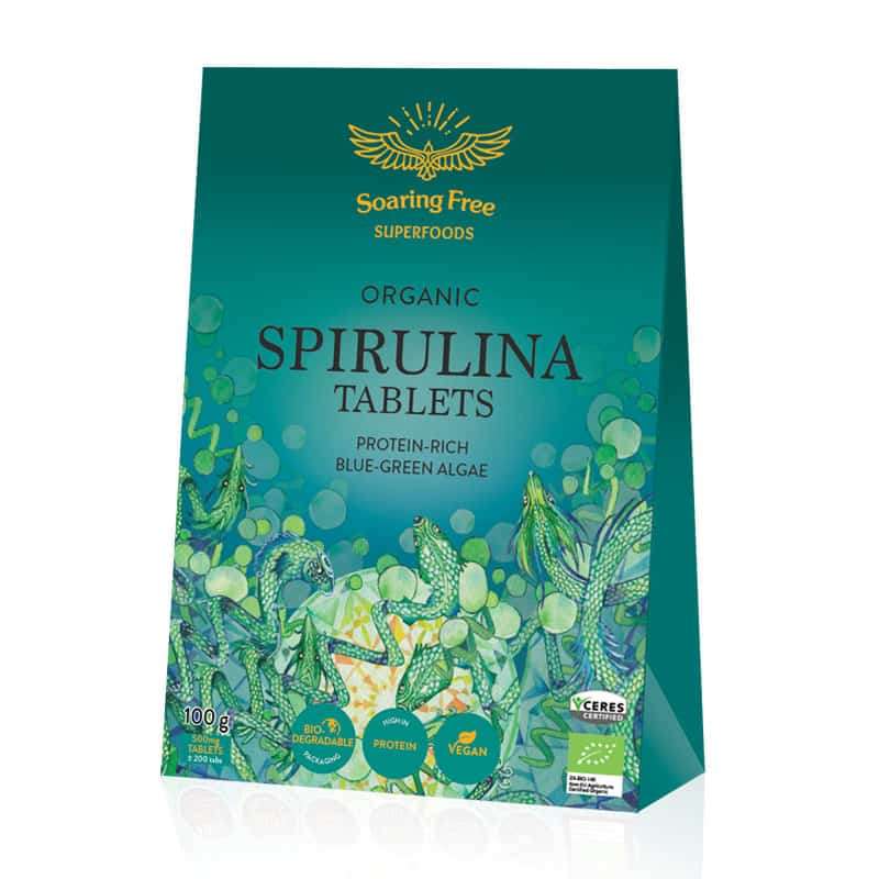 Soaring Free Superfoods Spirulina Tabs Organic