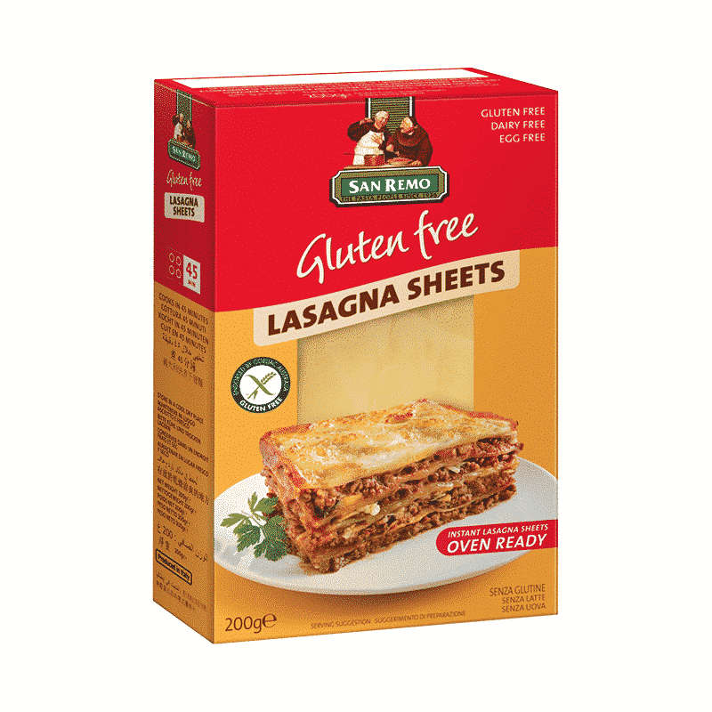 San Remo Lasagne Sheets Gluten Free