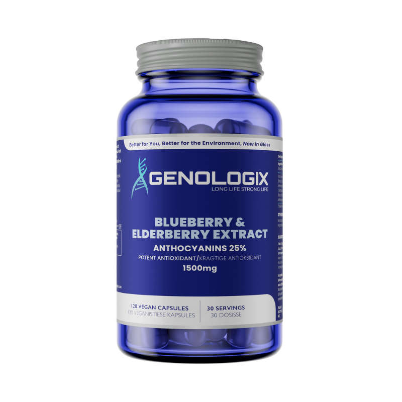 Genologix Blueberry & Elderberry Extract 1500mg 120