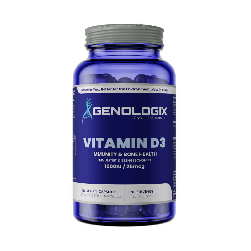 Genologix Vitamin D3 1000IU 25mcg 120