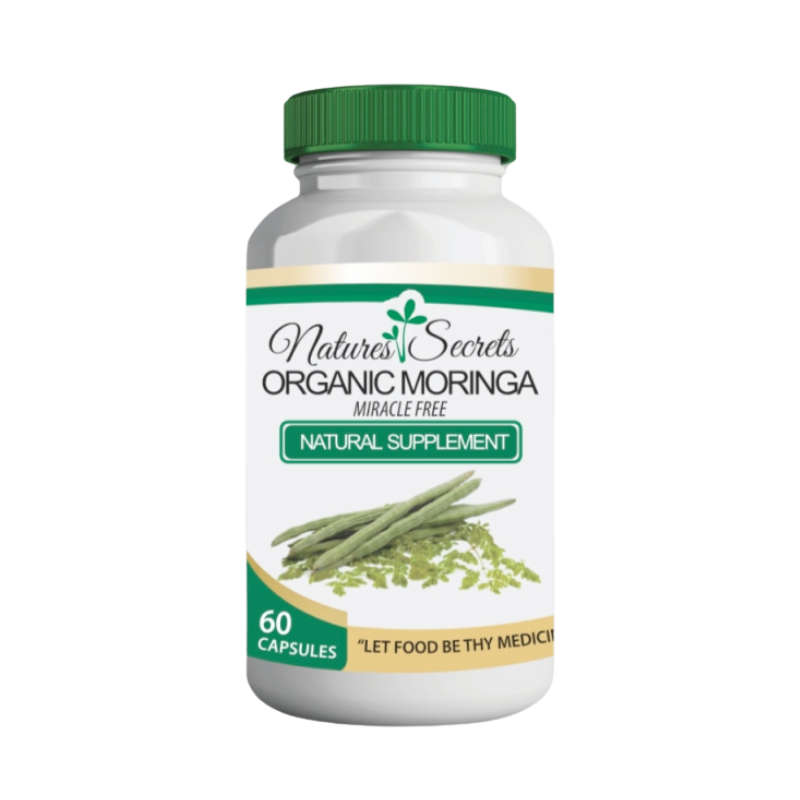 Nature's Secrets Organic Moringa Capsules 60