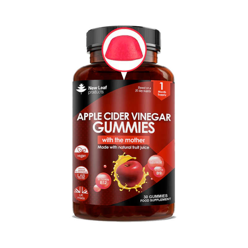 New Leaf Apple Cider Vinegar Gummies with the Mother 30