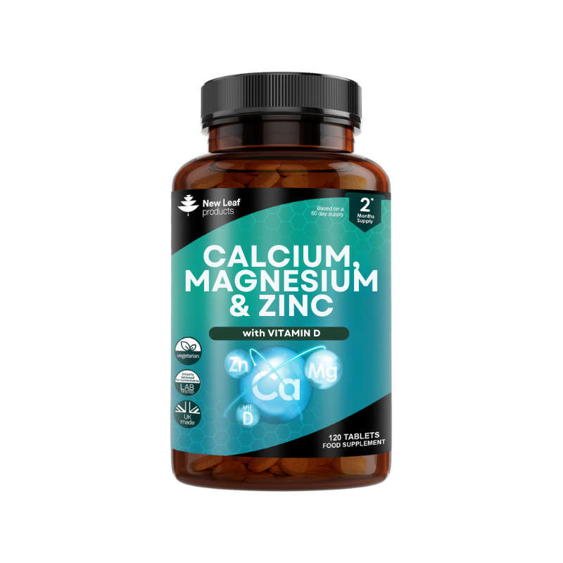 New Leaf Calcium, Magnesium & Zinc with Vit D (Calcium Complex) 120