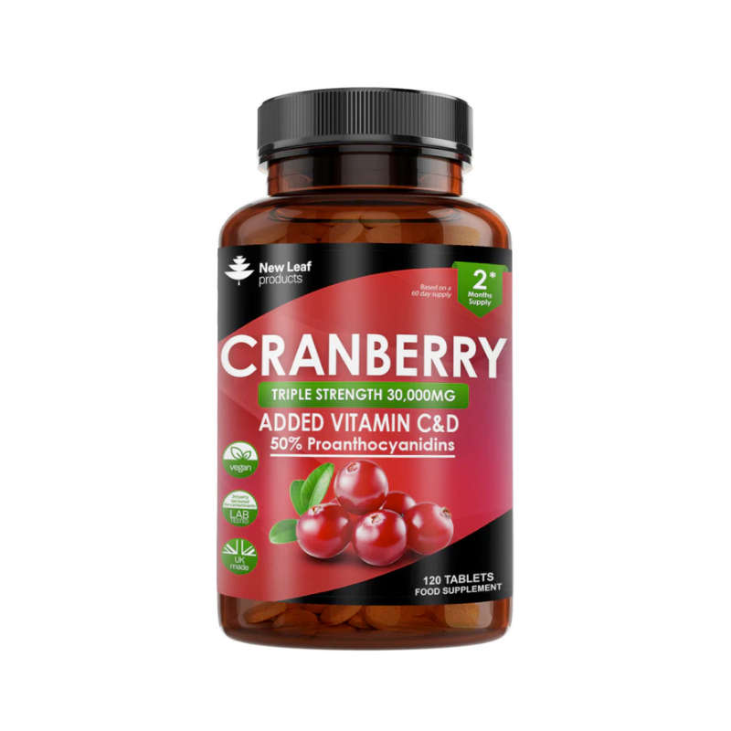 New Leaf Cranberry with Vitamin C & D 120