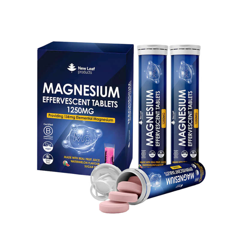 New Leaf Magnesium Effervescent Tablets 60