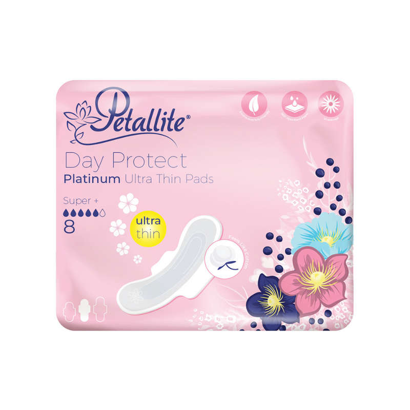 Petallite Platinum Day Ultra Thin Pads 8 Pack