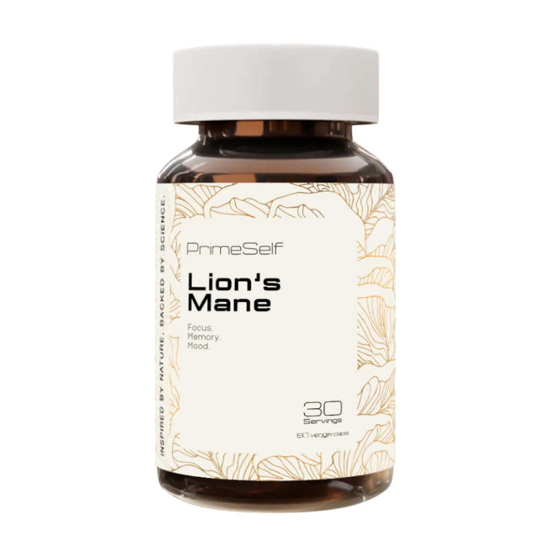 PrimeSelf Lion's Mane Mushroom Capsules 60