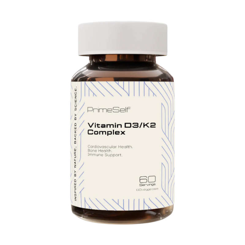 PrimeSelf Vitamin D3/K2 Complex Capsules 60