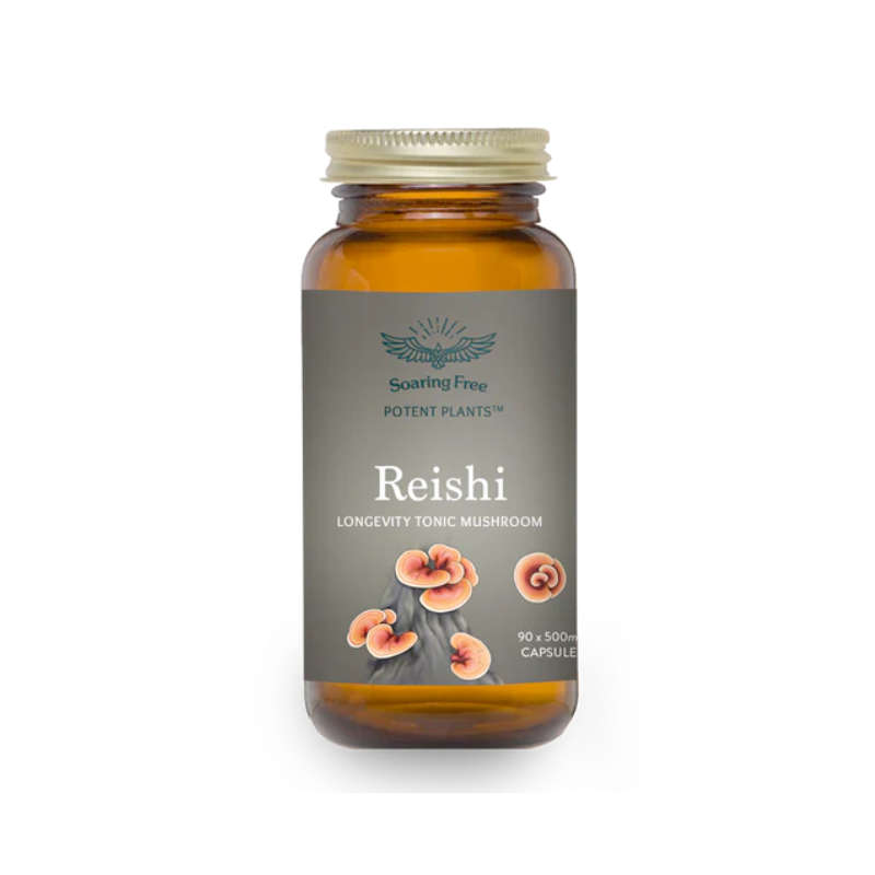 Soaring Free Superfoods Reishi Mushroom Vegecaps 90
