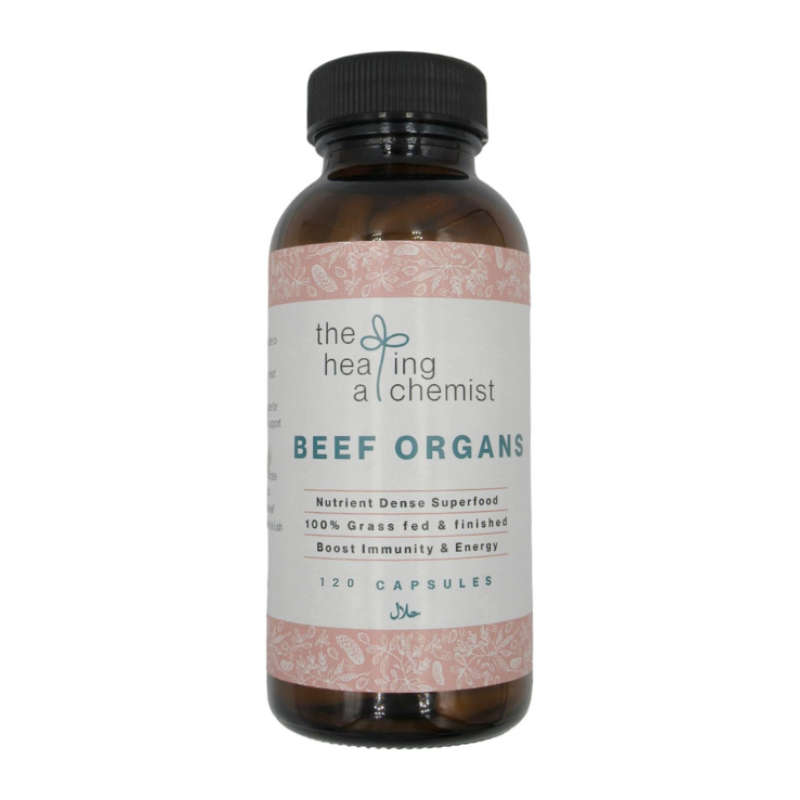 The Healing Alchemist Pure Beef Organ Mix Capsules 120