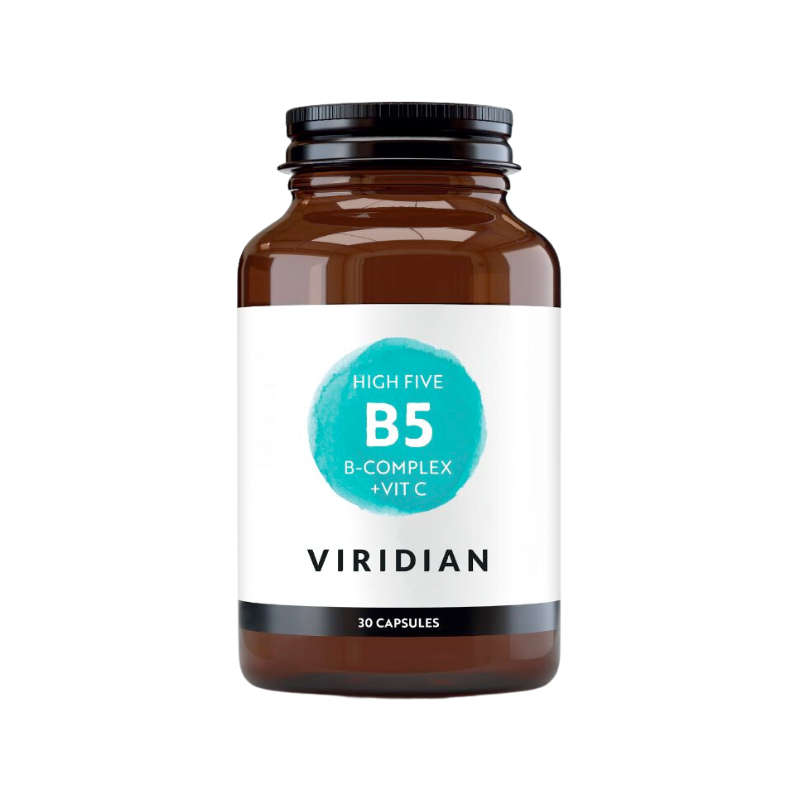 Viridian Nutrition High Five B-Complex w/ Mag Ascorbate 30