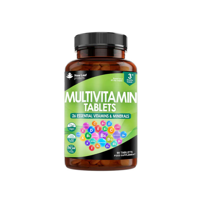 New Leaf Multivitamin Plus Iron High Strength 90
