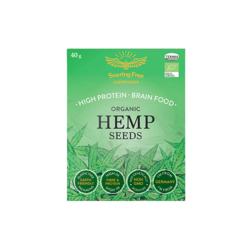 Soaring Free Superfoods Hemp Seeds Organic 1kg