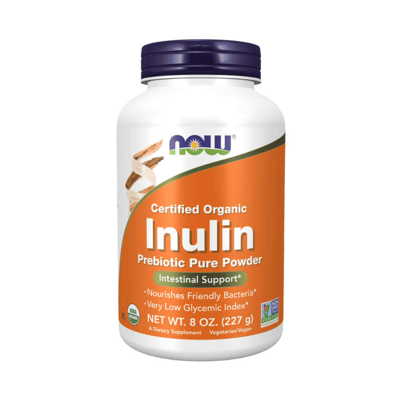 Now Foods Organic Inulin Prebiotic Pure Powder 227g