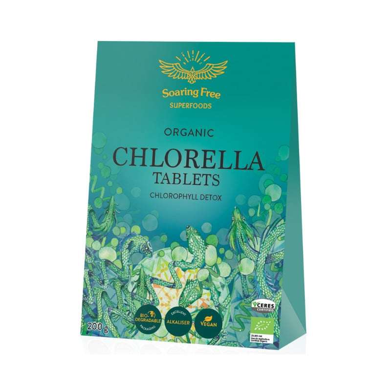 Soaring Free Superfoods Chlorella Tablets Organic 100g