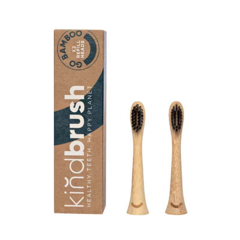 Kindbrush Bamboo Sonicare Replacement Heads 2-Pack