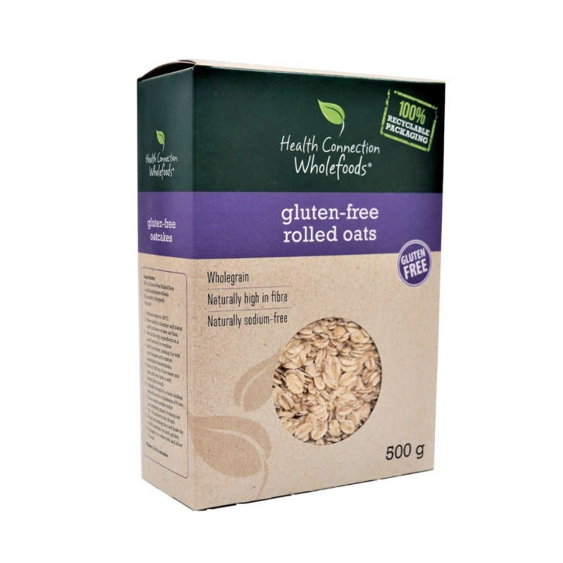 Health Connection Wholefoods Oats Rolled Gluten Free 500g