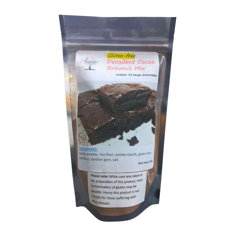 Natural Living Gluten Free Decadent Cocoa Brownie Mix Makes 12