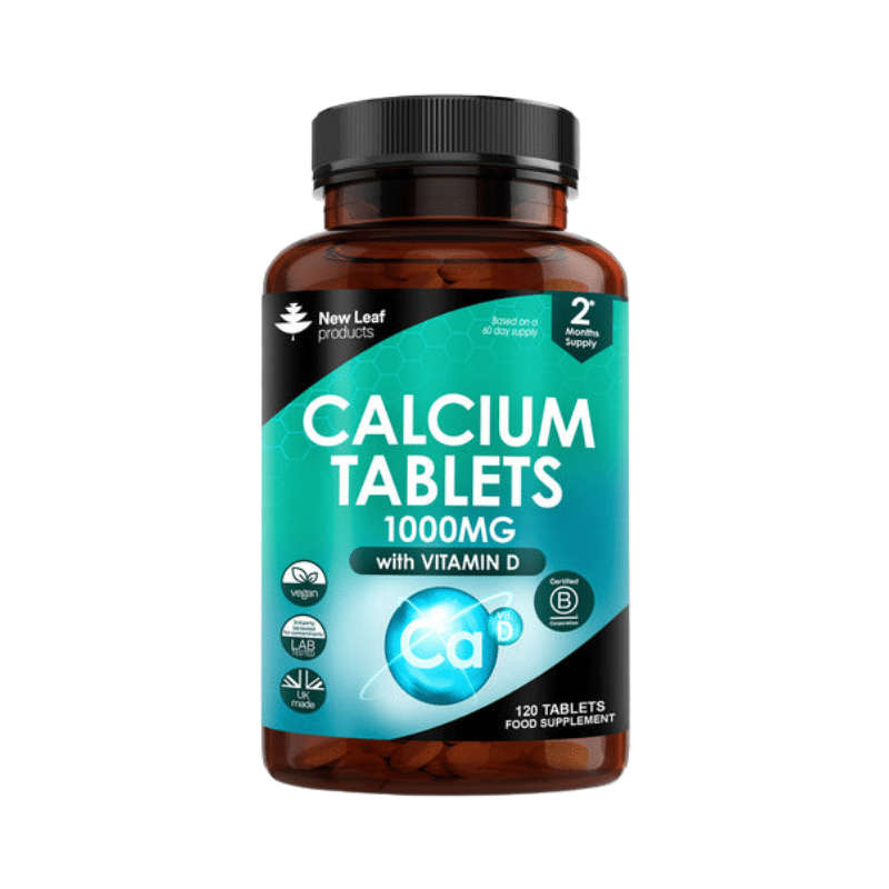 New Leaf Calcium 1000mg with Vitamin D 120