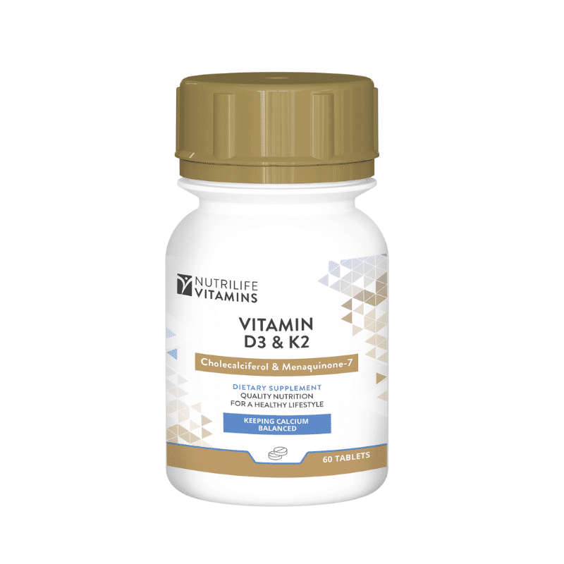 NutriLife Vitamin D3 & K2 Capsules 60