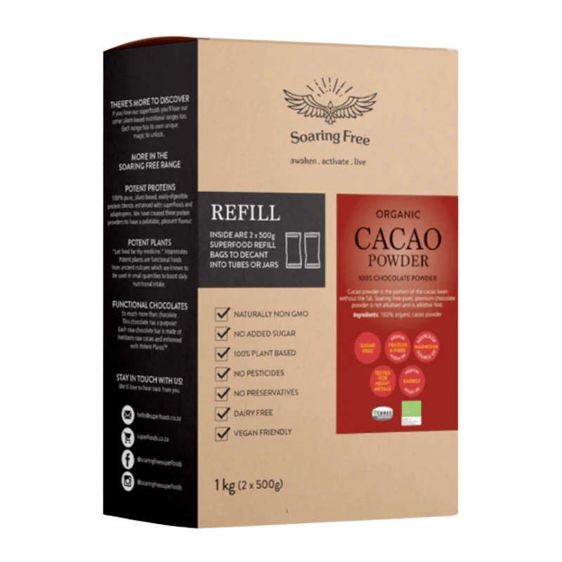 Soaring Free Superfoods Cacao Powder 1kg
