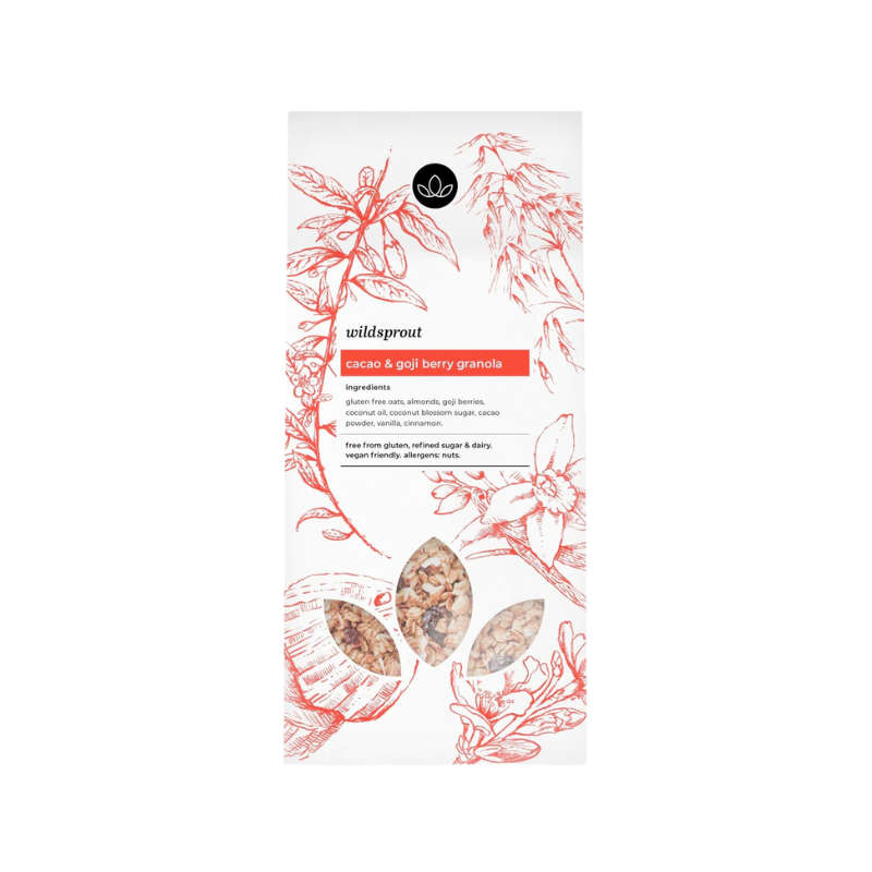 Wildsprout Cacao & Goji Berry Granola 250g
