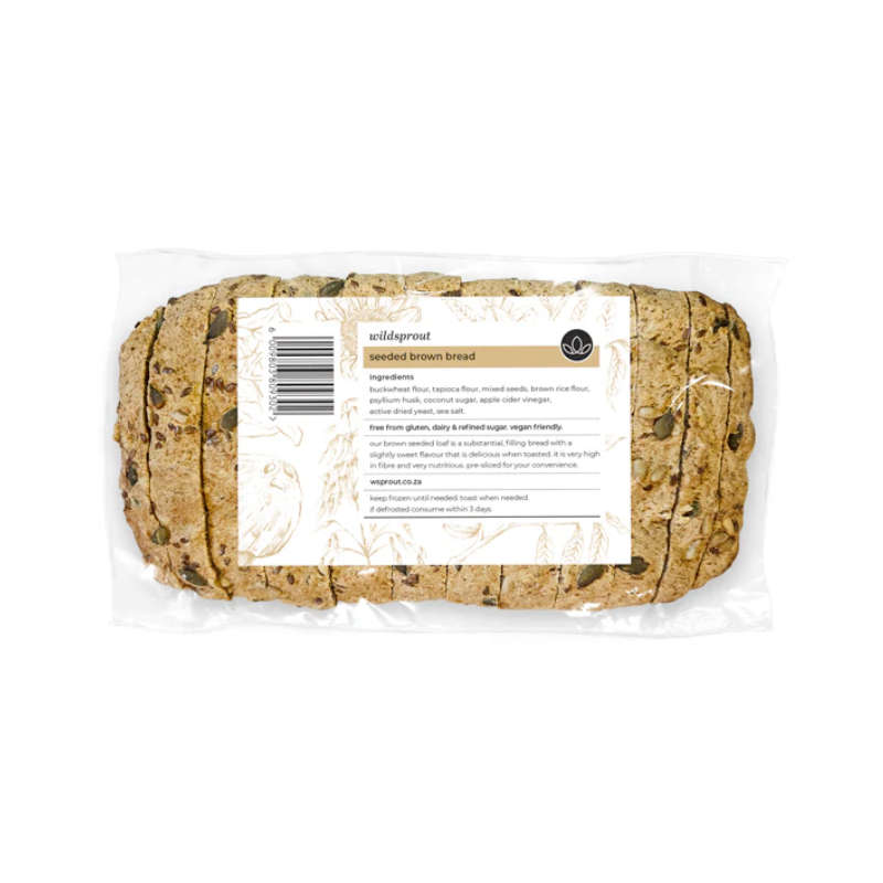 Wildsprout GF Seeded Brown Bread 810g