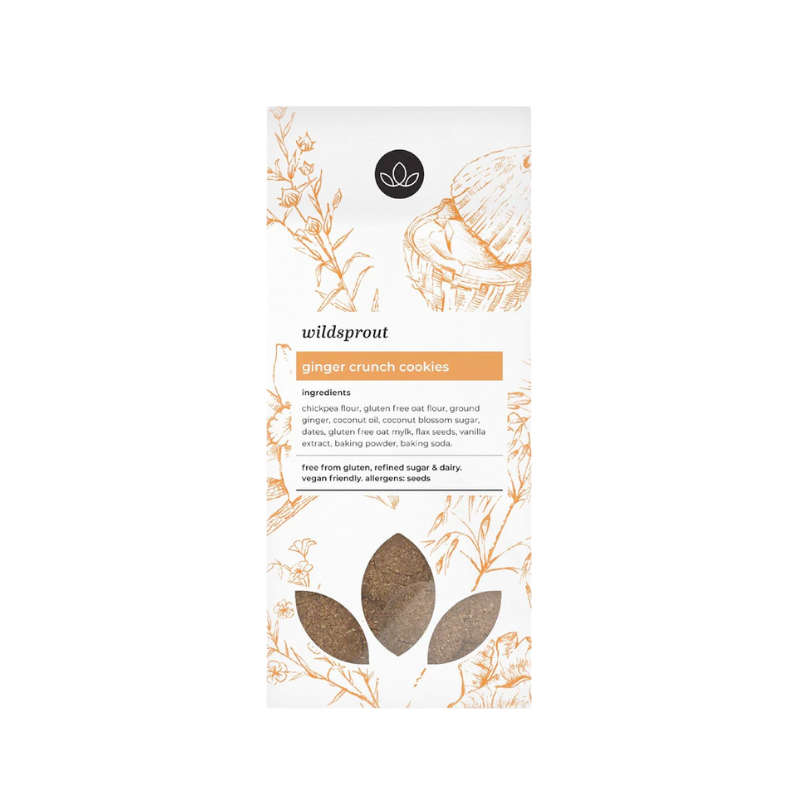 Wildsprout Ginger Crunch Cookies 200g
