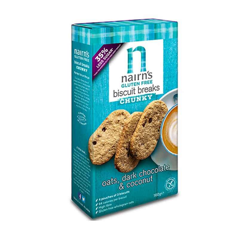 Nairn's Choc & Coconut Biscuit Breaks Gluten Free