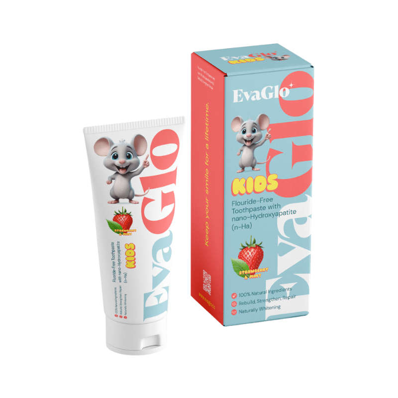 EvaGlo Kids Toothpaste Strawberry & Mint 75ml