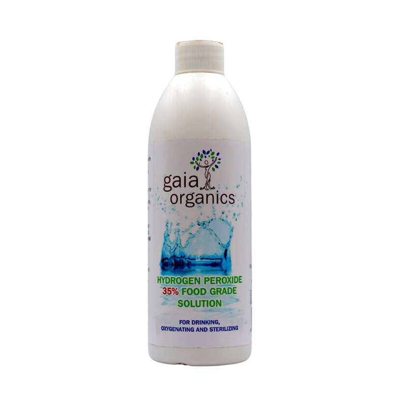 Gaia Organics Hydrogen Peroxide 35% Food Grade Solution 500ml