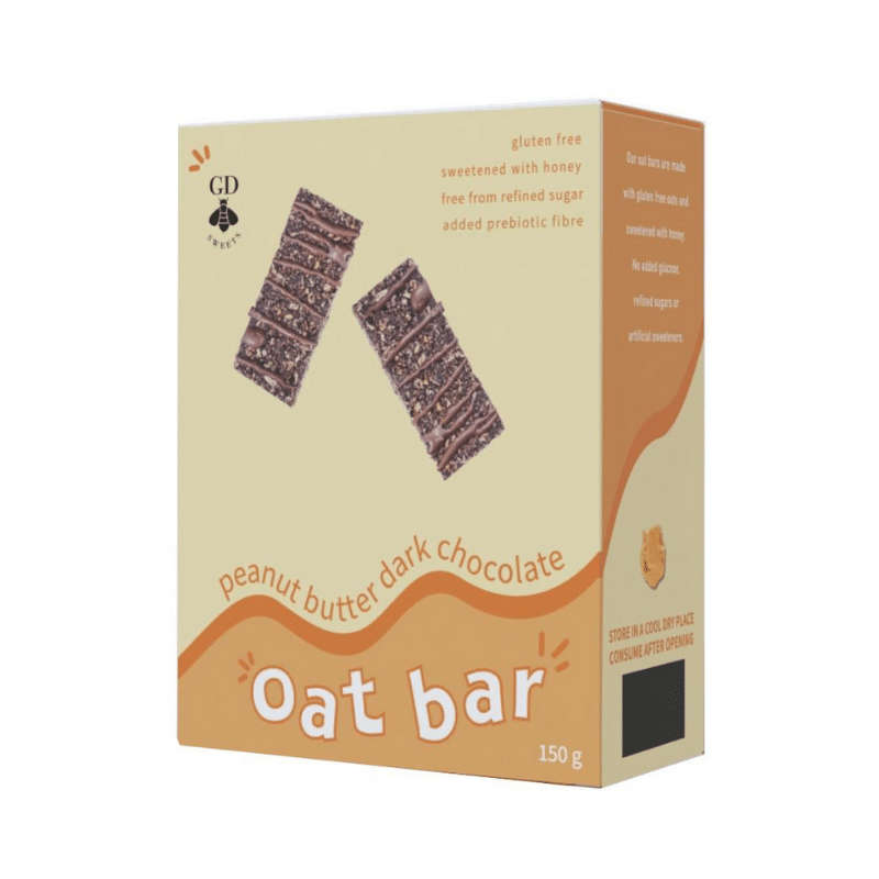 Gayleens Delicacies Peanut Butter Dark Chocolate Oat Bar 150g(6x25g Bars)