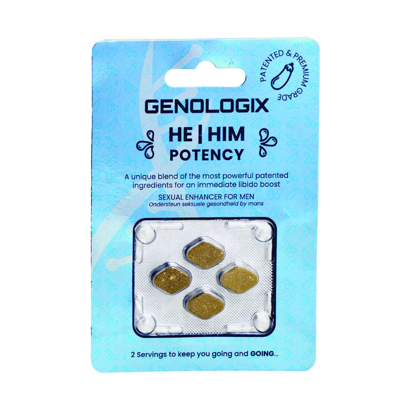 Genologix HE  HIM Patented Libido Booster 4 Pack