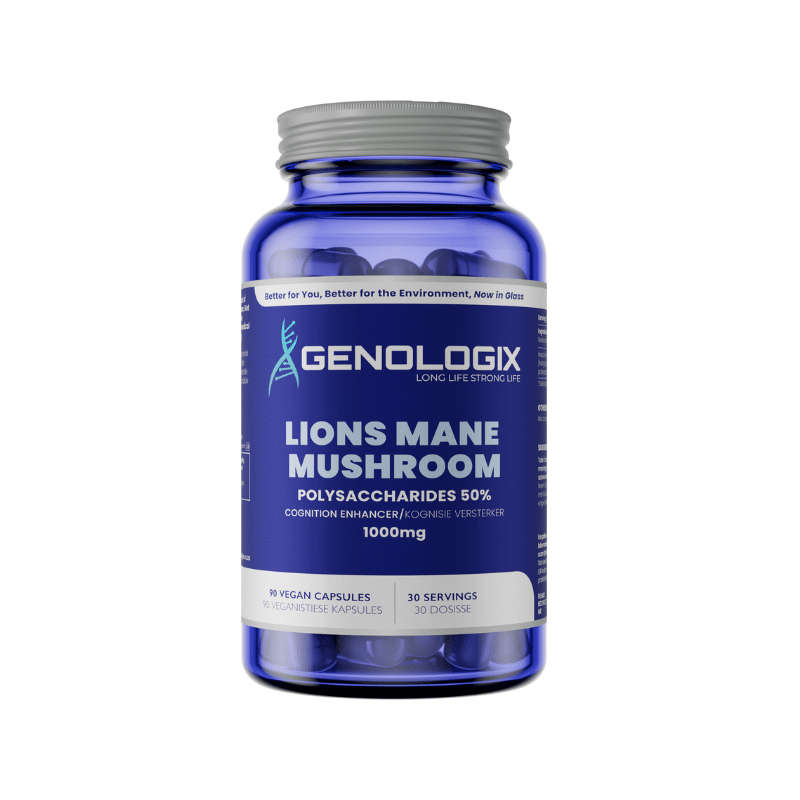 Genologix Lions Mane Mushroom 1000mg 90