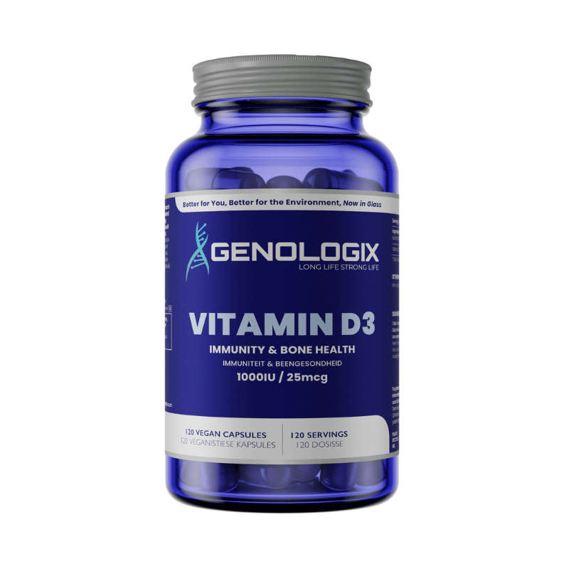 Genologix Vitamin D3 1000IU 25mcg 120