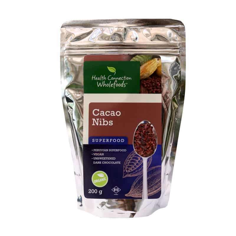 Health Connection Wholefoods Cacao Nibs Organic 200g